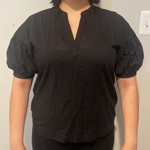 Everlane Puff Short Sleeve Cotton Top in Sz 4